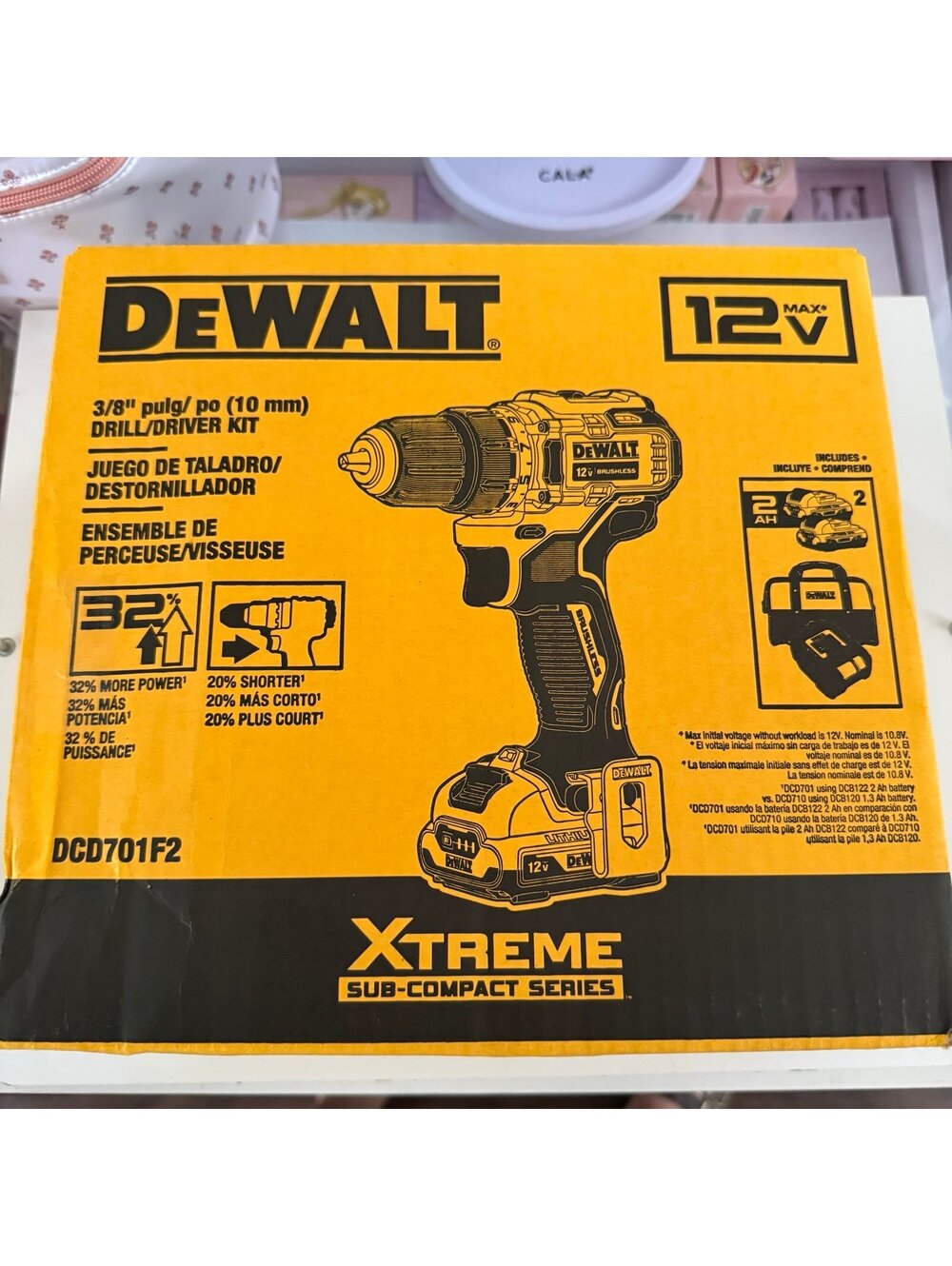 Dewalt 3/8" DRILL/DRIVER KIT